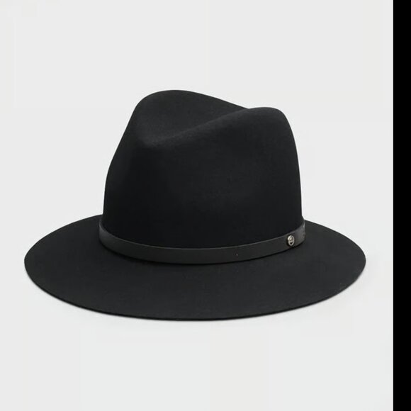 Rag & Bone Wool Fedora With Leather Band Size L main image 4